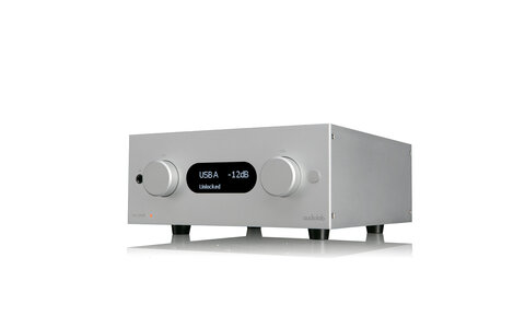 Audiolab M-One Srebrny Wzmacniacz Sterofoniczny