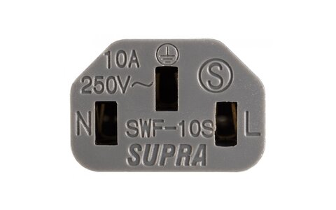 Supra Lorad Silver SPC 2.5 CS-EU 1m Niskoradiacyjny Kabel Zasilający Z Wtykami