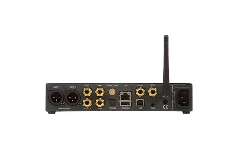 Tylny panel połączeniowy Mytek Brooklyn Bridge Czarny Streamer z DAC