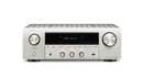 Przód amplitunera stereo z funkcjami sieciowymi Denon DRA-800 H w kolorze srebrnym 