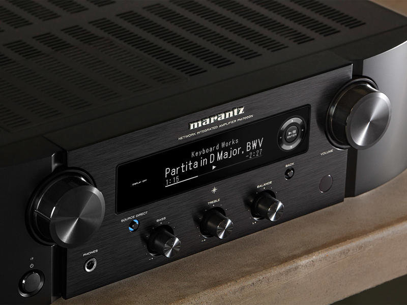 Marantz PM7000N Czarny Stereofoniczny Wzmacniacz Zintegrowany z
