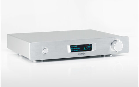 Lumin M1 Srebrny Odtwarzacz Plików Audio ze Wzmacniaczem Stereo