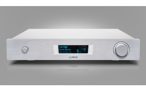 Lumin M1 Srebrny Odtwarzacz Plików Audio ze Wzmacniaczem Stereo