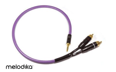 Melodika MDMJ2R10 Kabel jack stereo 3,5mm - 2xRCA 