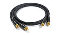 Melodika MD2RD05 Black Edition Przewód Interkonekt 2 x RCA-RCA 0,5m 