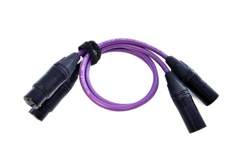 Przewód Kabel Interkonekt 2 x XLR-XLR 0,5m Melodika MD2X05