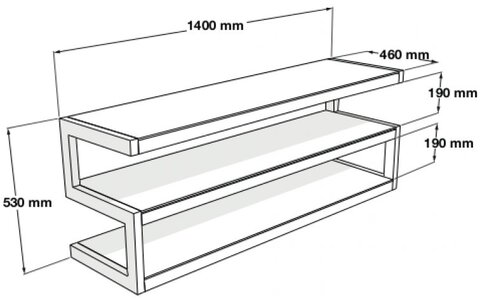 NorStone Esse 140 Stolik