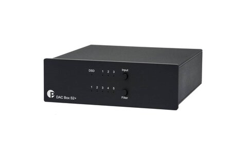 Pro-Ject DAC Box S2+ Czarny Wzmacniacz Słuchawkowy 