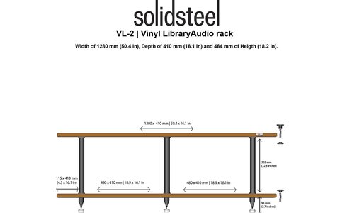 Solidsteel VL-2 Stolik Audio 