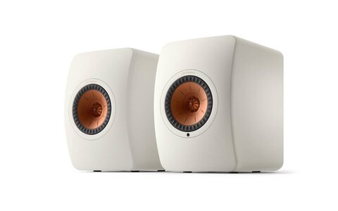 Kef LS50 Wireless II Białe Aktywne Kolumny Podstawkowe