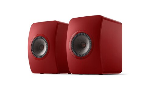 Kef LS50 Wireless II Czerwone Aktywne Kolumny Podstawkowe