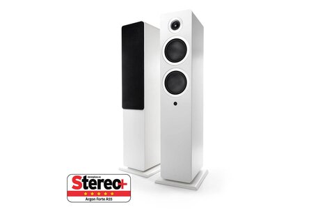 Argon Audio FORTE A55 Białe Aktywne Kolumny Podłogowe