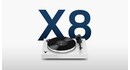 Biały Gramofon analogowy BEZ WKŁADKI Pro-Ject X8