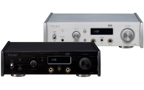 Czarny Wzmacniacz Słuchawkowy z DAC TEAC UD-505X