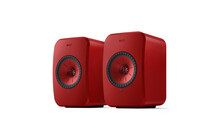 KEF LSX II Lava Red Bezprzewodowe Aktywne Kolumny Podstawkowe Salon Poznań Wrocław