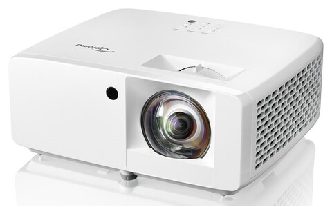 Projektor Laserowy DLP Full HD Optoma ZH350ST przód lewy bok