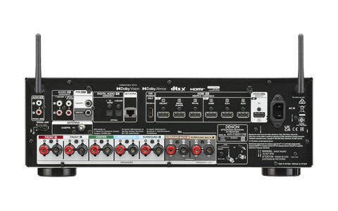 Amplituner Kina Domowego 8K Denon AVR-X1800H DAB tył