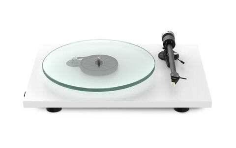 Biały Satynowy Gramofon Pro-Ject T2 Wireless Sumiko Rainier MM