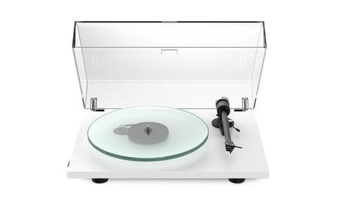 Biały Satynowy Gramofon Pro-Ject T2 Wireless Sumiko Rainier MM