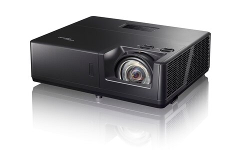  Projektor Laserowy 4K Optoma ZU607TST front and side