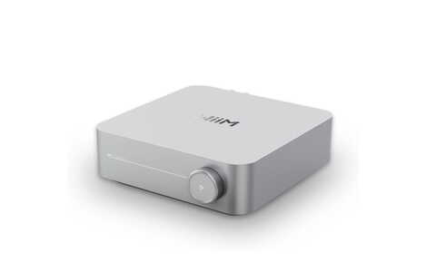 Wzmacniacz Stereo z Funkcjami Sieciowym WiiM AMP Srebrny front