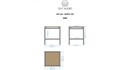 Stolik Hi-Fi Out Audio HiFi rack MODEL 030 wymiary