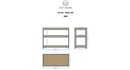 Stolik Hi-Fi Out Audio HiFi rack MODEL 060 wymiary