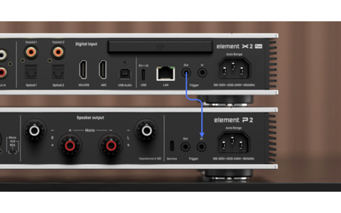 Wzmacniacz Mocy Matrix Audio Element P2 rear