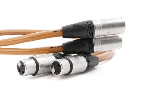 Przewód Interkonekt 2 x XLR-XLR 1m Melodika BS2X10 Brown Sugar Salon Poznań Wrocław 1