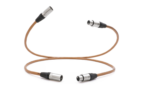 Przewód Interkonekt 2 x XLR-XLR 1m Melodika BS2X10 Brown Sugar Salon Poznań Wrocław 2