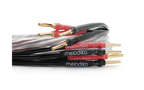 Kable Głośnikowe Bi-Amp 2m Melodika BSBA22525 Brown Sugar z Solid Grip Salon Poznań Wrocław 1