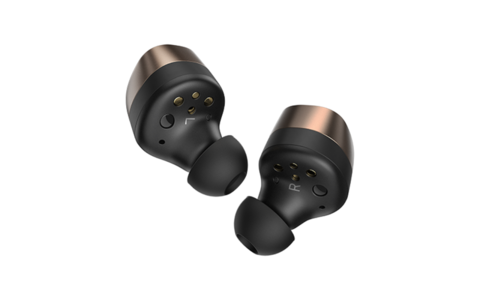 Bezprzewodowe Słuchawki z ANC Sennheiser MOMENTUM True Wireless 4 Czarno-miedziane Salon Poznań Wrocław pair rear