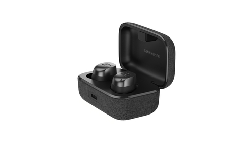 Bezprzewodowe Słuchawki z ANC Sennheiser MOMENTUM True Wireless 4 Czarno-grafitowe Salon Poznań Wrocław case open