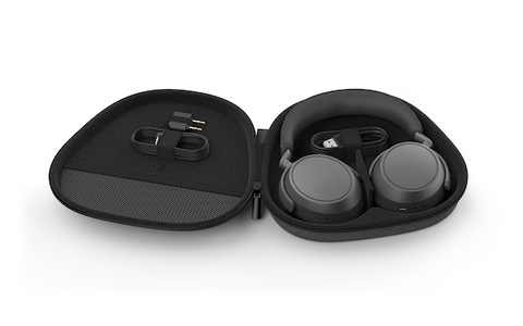 Bezprzewodowe Słuchawki Nauszne z ANC Sennheiser MOMENTUM 4 Wireless Grafitowe Salon Poznań Wrocław open case