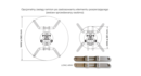 Uchwyt do Projektora Suprema Spider Royal Inox Olive 