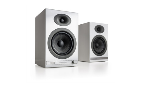 Aktywne Kolumny Podstawkowe Bluetooth Audioengine HD5 Białe