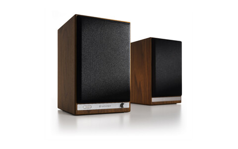 Aktywne Kolumny Podstawkowe Bluetooth Audioengine HD5 Orzech