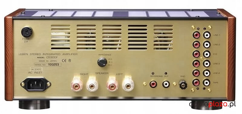 Lampowy Wzmacniacz Zintegrowany Leben CS-300F/XS