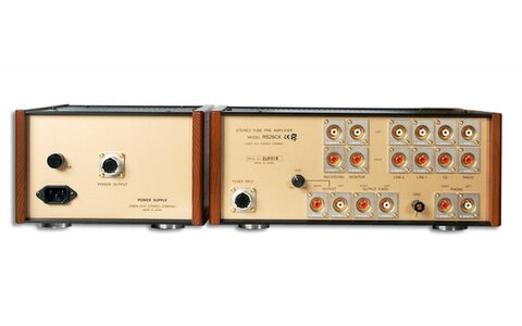Lampowy Przedwzmacniacz Liniowy/Gramofonowy Leben RS-28CX rear
