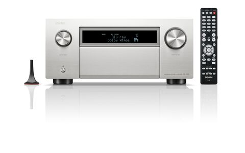 Sieciowy Amplituner Kina Domowego Denon AVC-A10H Srebrny front