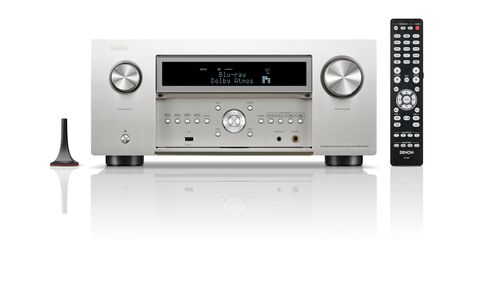Sieciowy Amplituner Kina Domowego Denon AVC-A10H Srebrny front open