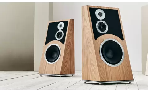 Kolumny Podłogowe Audiovector Trapeze Reimagined Białe banner