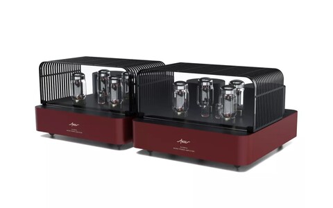 Lampowa Końcówka Mocy Mono Fezz Audio Olympia Mono Power Amplifier EVO Big Calm Czerwona front cover