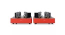 Lampowa Końcówka Mocy Mono Fezz Audio Olympia Mono Power Amplifier EVO Burning Red Czerwona front