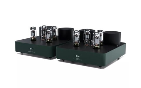 Lampowa Końcówka Mocy Mono Fezz Audio Olympia Mono Power Amplifier EVO Evergreen Zielona main