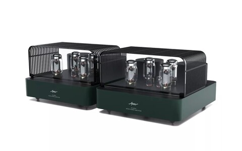 Lampowa Końcówka Mocy Mono Fezz Audio Olympia Mono Power Amplifier EVO Evergreen Zielona front cover