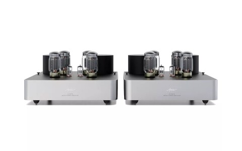 Lampowa Końcówka Mocy Mono Fezz Audio Olympia Mono Power Amplifier EVO Moonlight Srebrna front