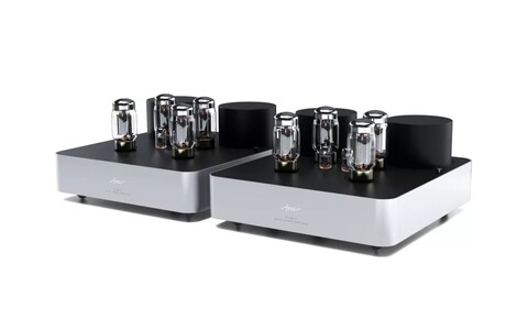 Lampowa Końcówka Mocy Mono Fezz Audio Olympia Mono Power Amplifier EVO Moonlight Srebrna main
