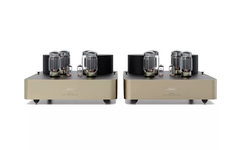 Lampowa Końcówka Mocy Mono Fezz Audio Olympia Mono Power Amplifier EVO Sunlight Złota front
