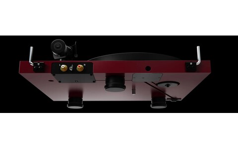Gramofon Pro-Ject Debut EVO 2 Czerwony Połysk rear